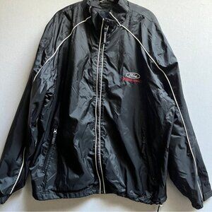 Vintage Landmark Ford Racing Y2K full zip up jacket Sz XL